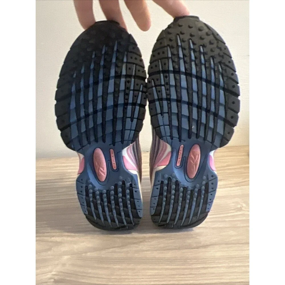 Size 11 - Reebok DMX Thrill Jasmine Pink Blue Blast Running‎ Shoes Sneakers
